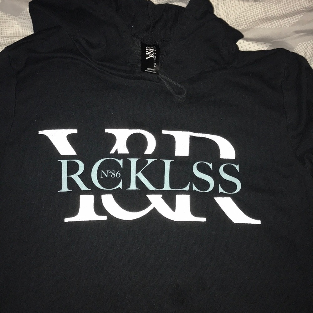 Young and Reckless light hoodie